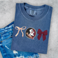 Florida State Coquette Comfort Color Graphic Tee