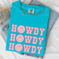 Howdy Comfort Color Graphic Tee