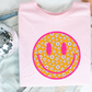 Preppy White Daisies Face Comfort Color Graphic Tee