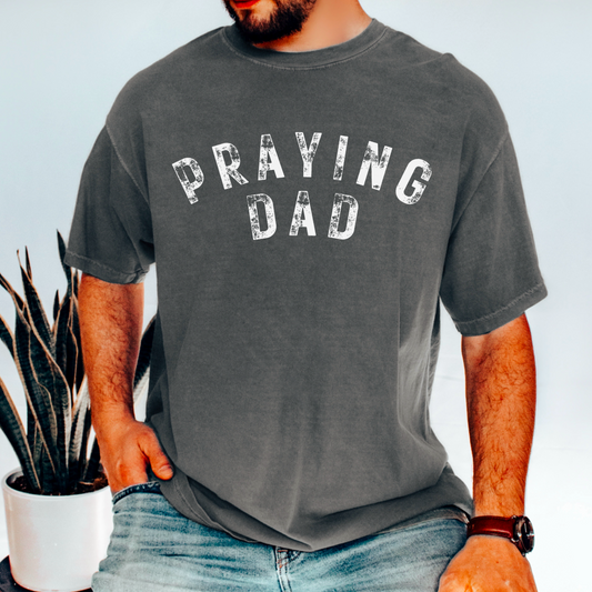Praying Dad Screen Print Transfer