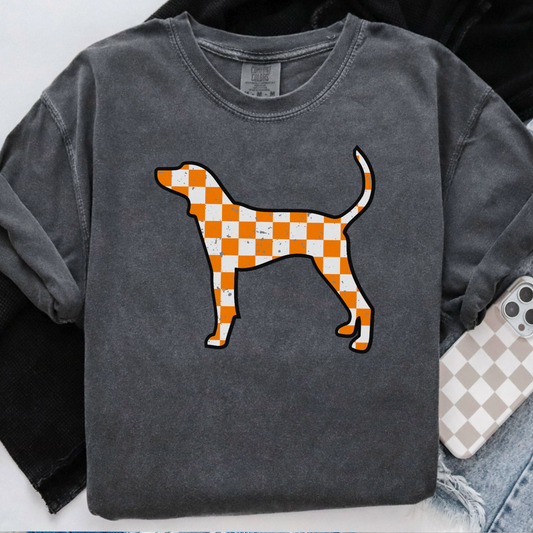 Checkered Hound Comfort Color Graphic Tee