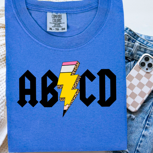 ABCD Comfort Color Graphic Tee