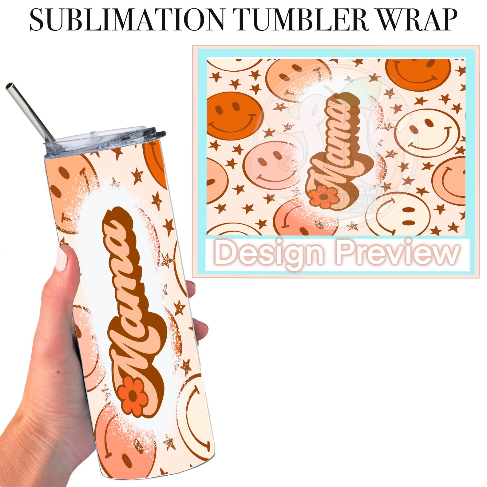 Sublimation Tumbler Transfers
