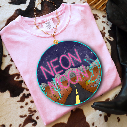 Neon Moon Comfort Color Graphic Tee