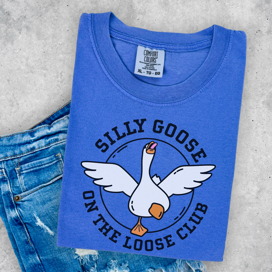 Silly Goose Comfort Color Graphic Tee