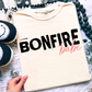 Bonfire Babe Comfort Color Graphic Tee As Pictured Is  Ivory
