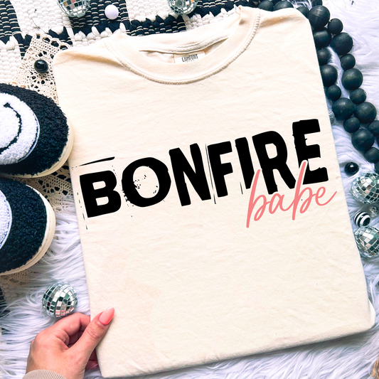 Bonfire Babe Comfort Color Graphic Tee