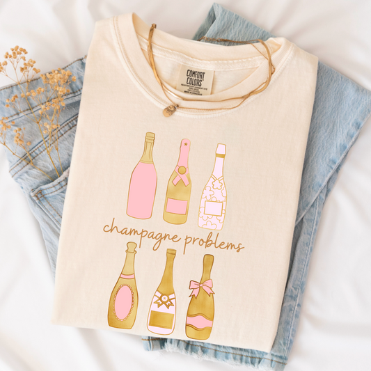 Champagne Problem’s Comfort Color Graphic Tee