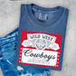 Wild West Cowboys Comfort Color Graphic Tee