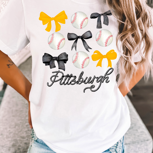 Pittsburg  Coquette Comfort Color Graphic Tee