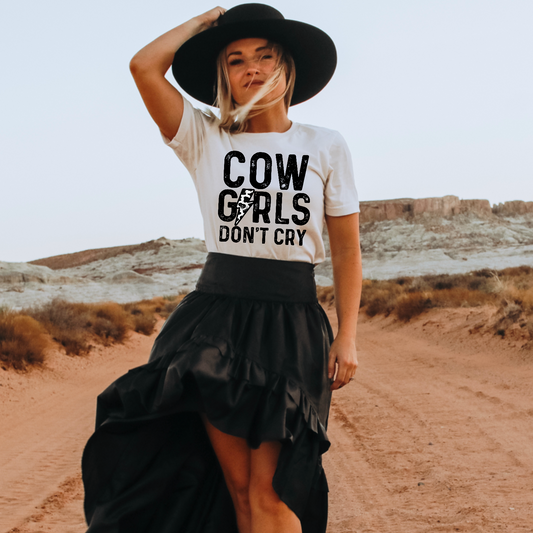 Cowgirls Don’t Cry Comfort Color Graphic Tee