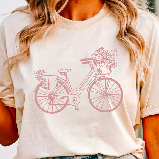Bicycle Comfort Color Graphic Tee