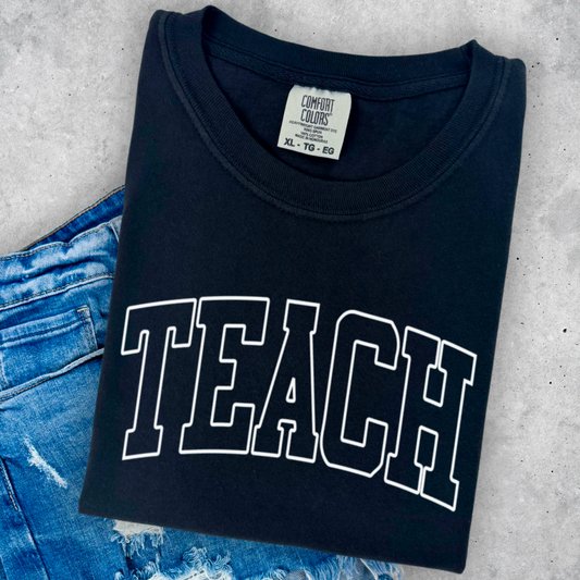 Teach Comfort Color Graphic Tee