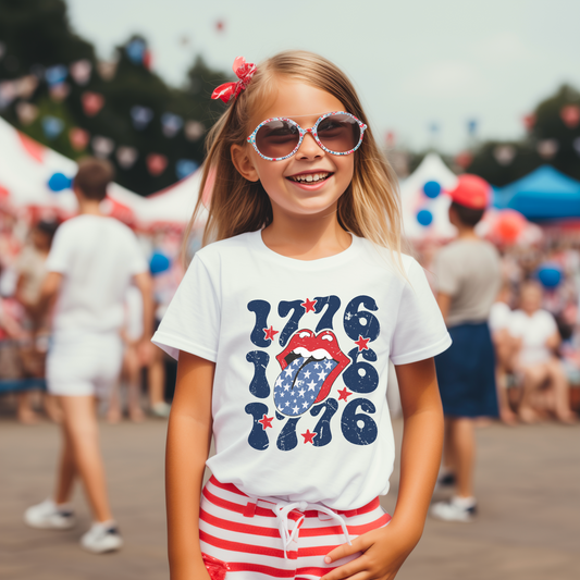 1776 Mouth Youth Comfort Color Graphic Tee