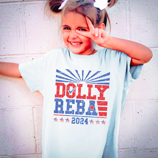 Dolly Reba 2024 Youth Comfort Color Graphic Tee