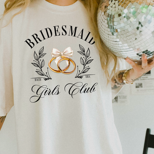 The Bridesmaid’s Club Comfort Color Graphic Tee