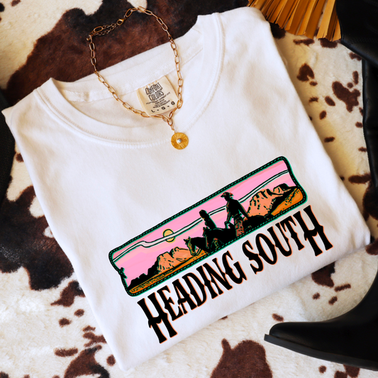 Heading South Comfort Color Graphic Tee