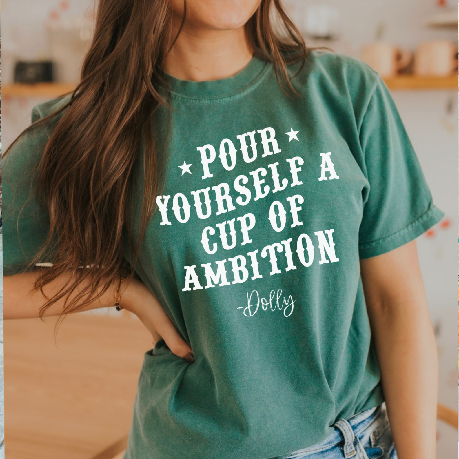 Pour Hourself A Cup Of Ambition Graphic Tee