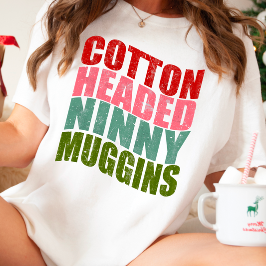 Cotton Headed Ninny Muggins Christmas Graphic Tee