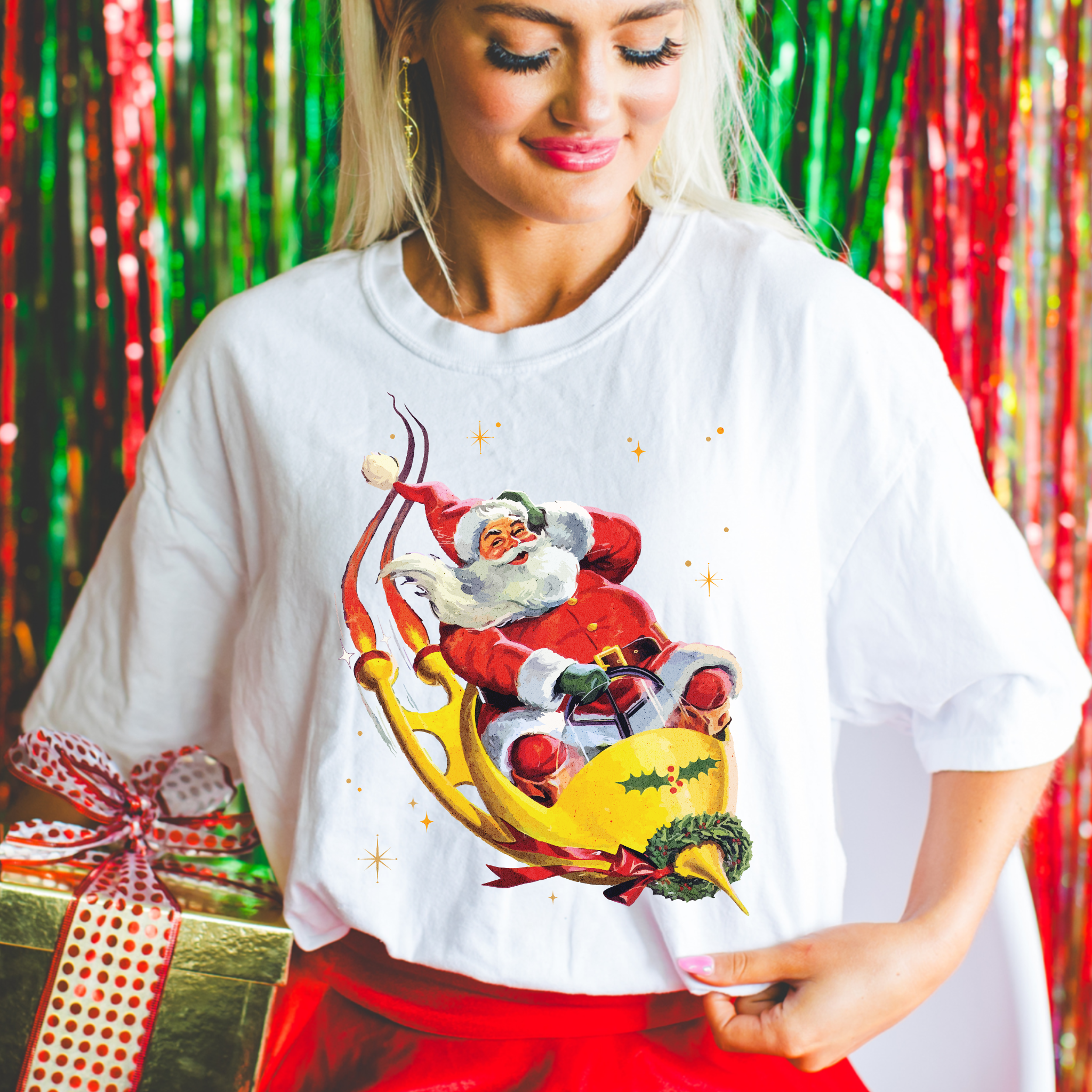 Santa’s Coming In Hot Sublimation Transfer