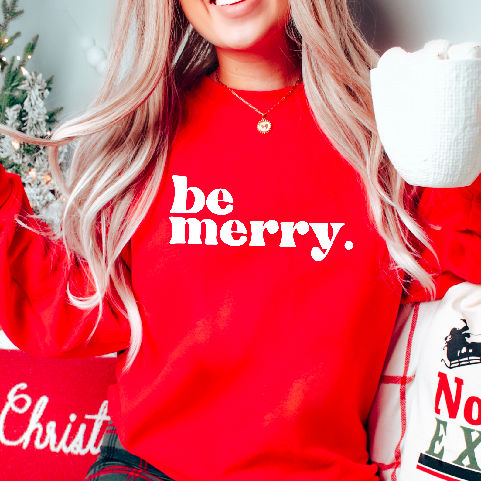 Be Merry Christmas Screen Print Transfer