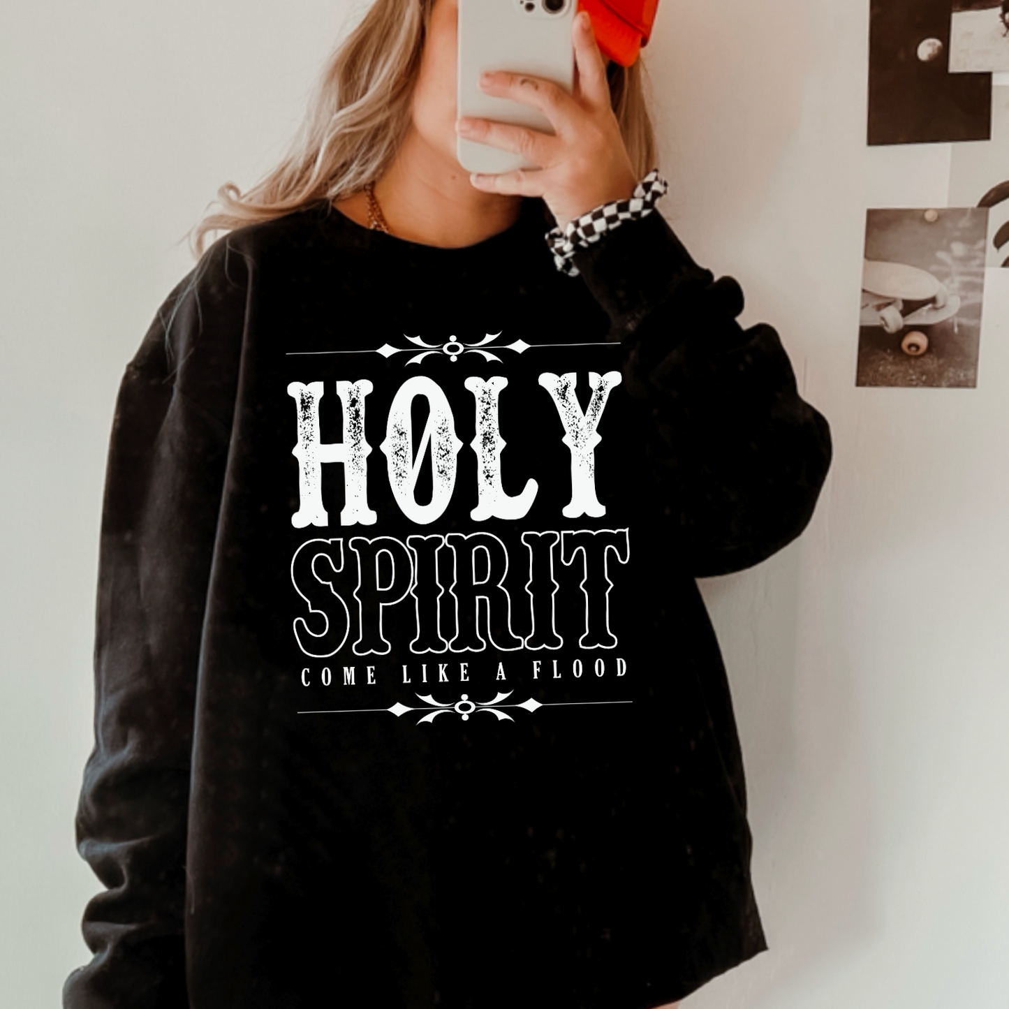 Holy Spirit Come In Like A Flood Screen Print Transfer