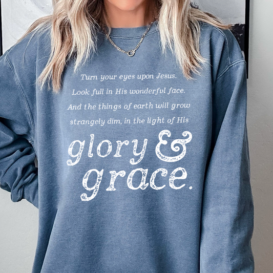 Glory & Grace  Screen Print Transfer
