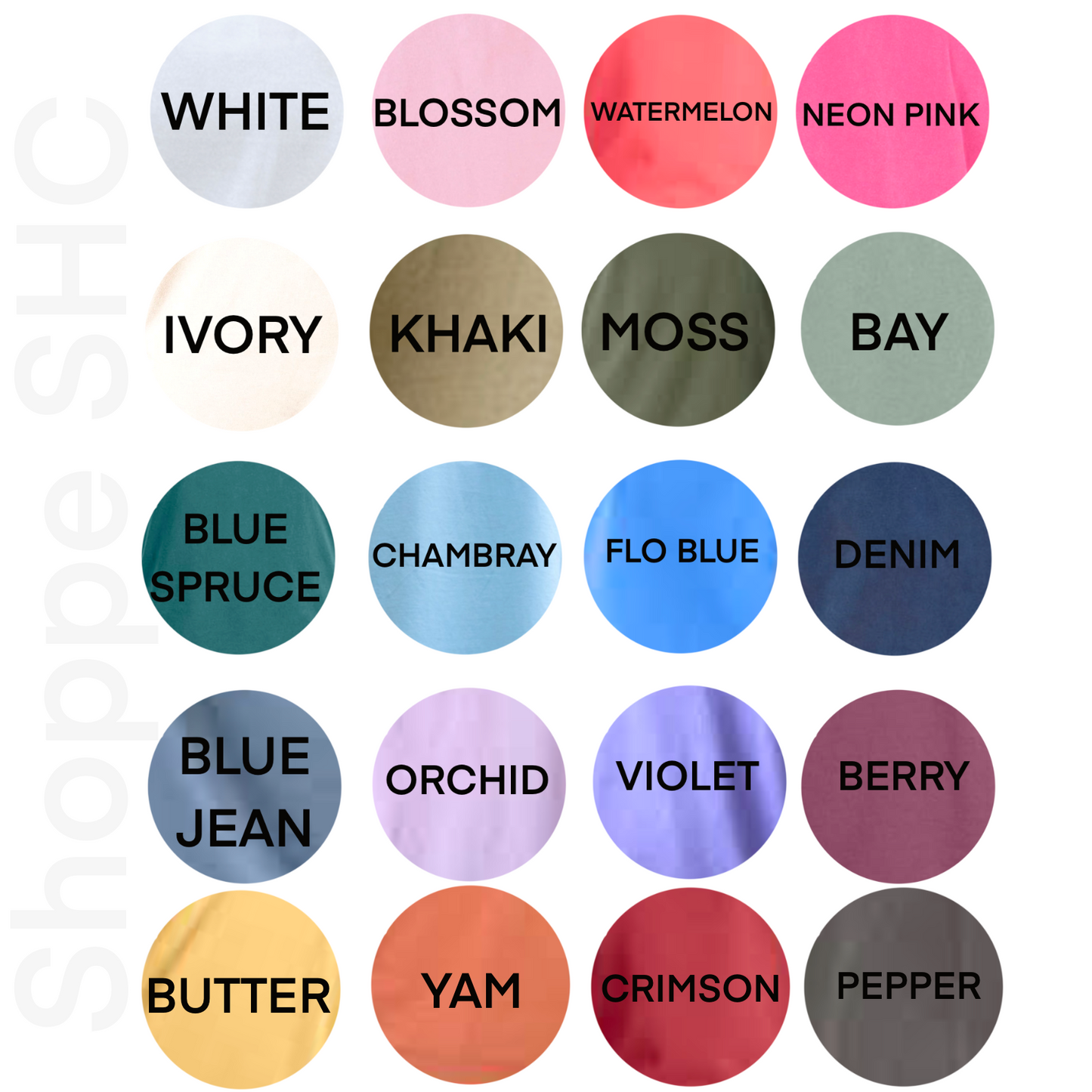 Navy Gingham Comfort Color Monogram Graphic Tee