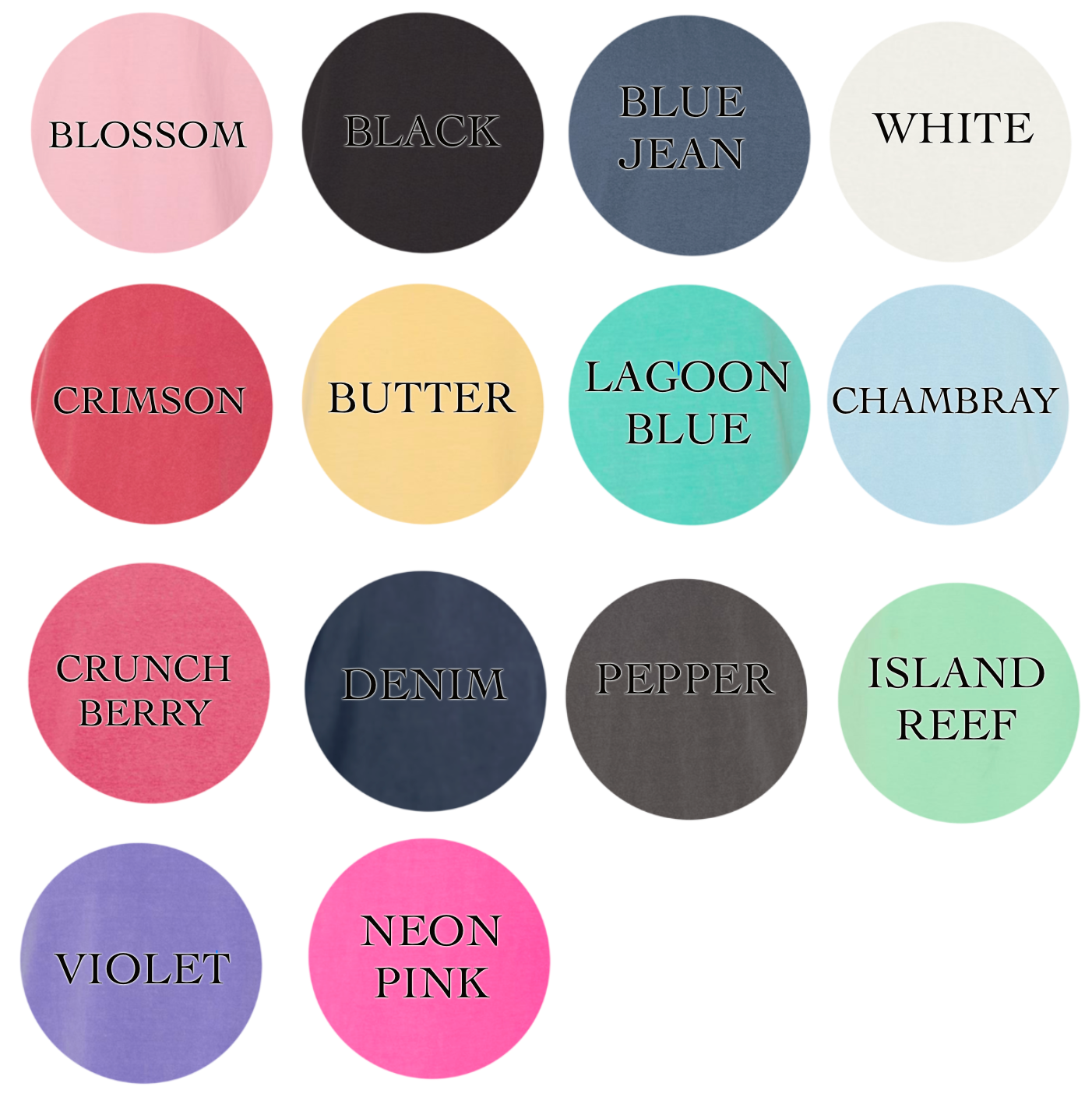 Youth Softball Monogram Comfort Color Graphic Tee