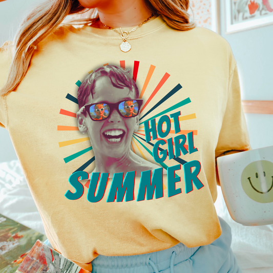Hot Girl Summer Comfort Color Graphic Tee