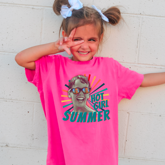 Youth Hot Girl Summer Comfort Color Graphic Tee