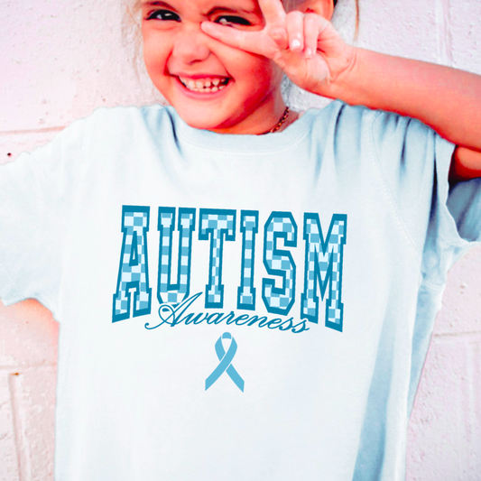 Autism Awareness Youth Comfort Color Graphic Tee