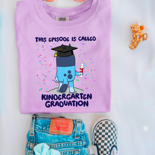 This Episode Is Called Kindergarten Graduation Youth Comfort Color Graphic Tee
