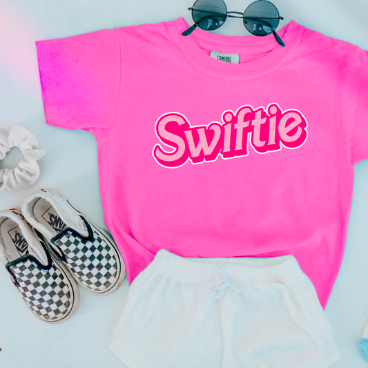 Swiftie Youth Comfort Color Graphic Tee