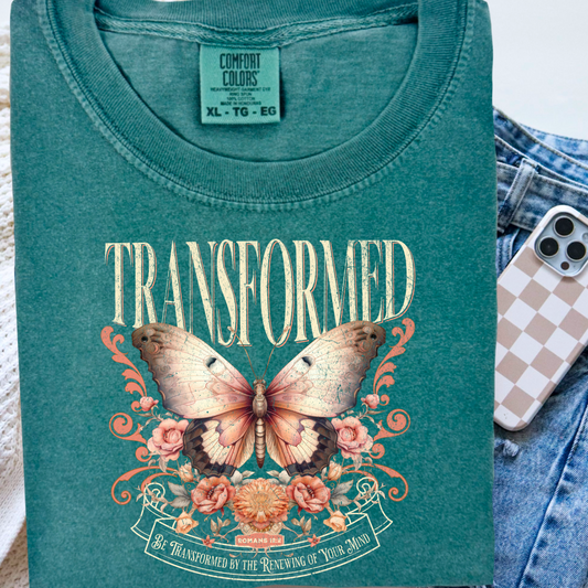 Transformed Christian Comfort Color Graphic Tee