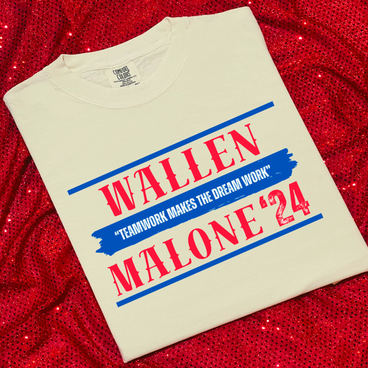 Wallen Malone 24 Comfort Color Graphic Tee