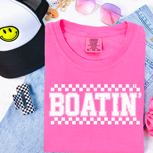 Boatin Comfort Color Graphic Tee