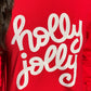 Final Stock Holly Jolly Christmas Graphic Tee