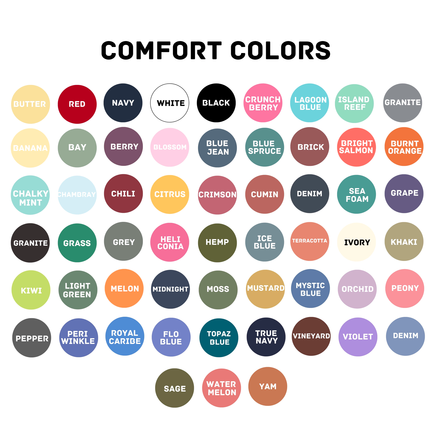 Custom Printed Comfort Color Short Sleeve C1717