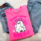 Breast Cancer Is Boo Sheet Graphic Tee