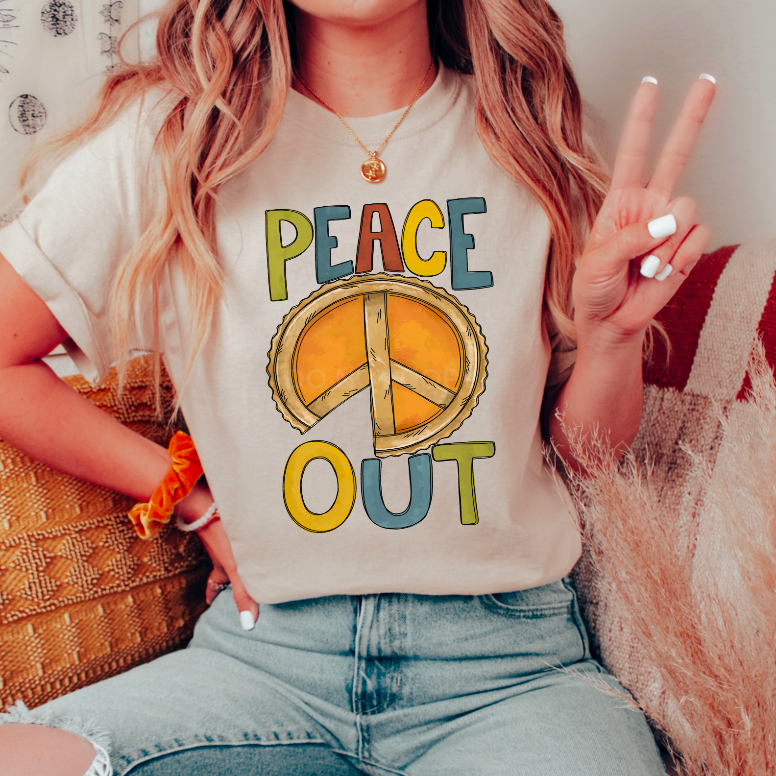 Peace Out  Graphic Tee