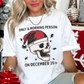Only A Morning Person Christmas Gildan Graphic Tee
