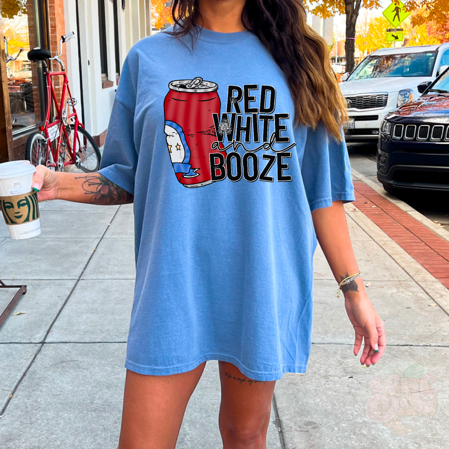 Red White & Booze DTF Transfer