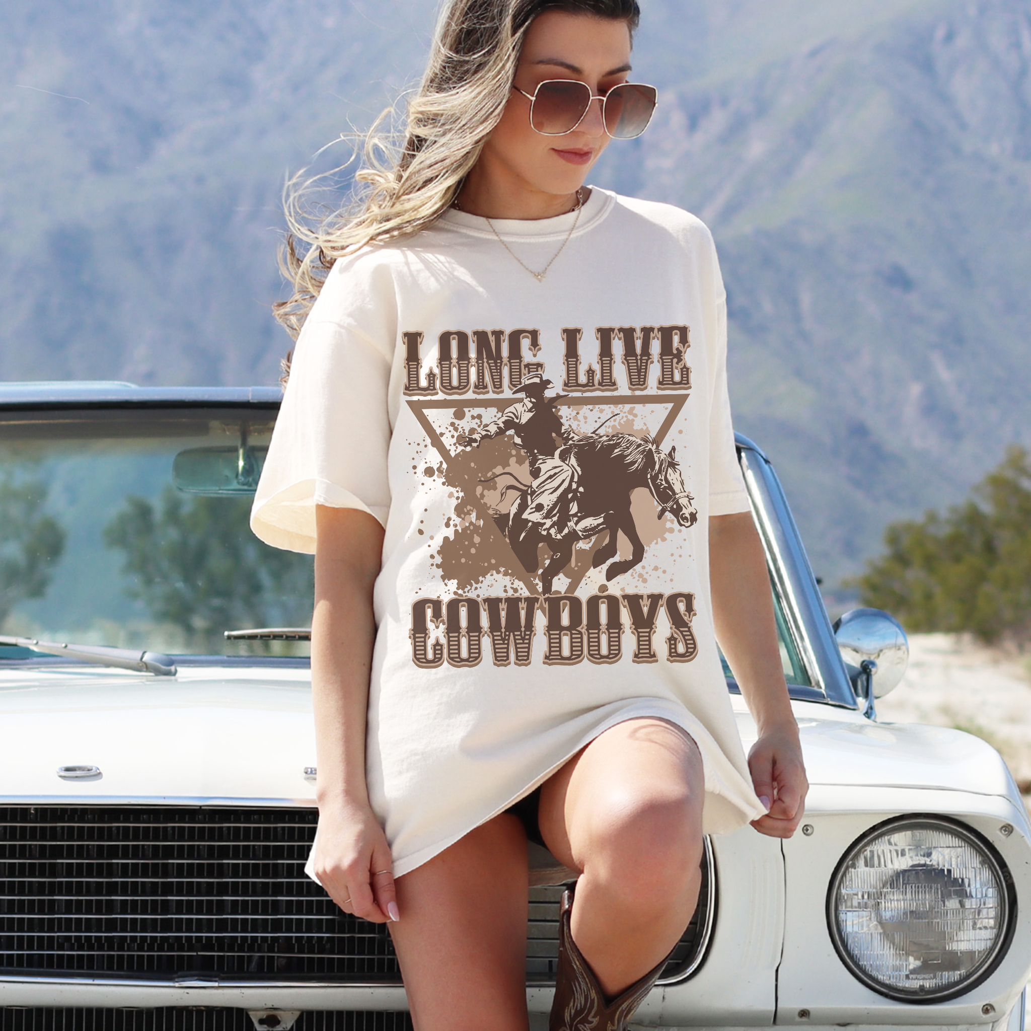 Long Live Cowboys Sublimation Transfer
