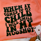 I Will Smile In My Mugshot Comfort Color Graphic Tee