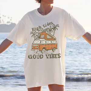 High Tides Good Vibes Sublimation Transfer
