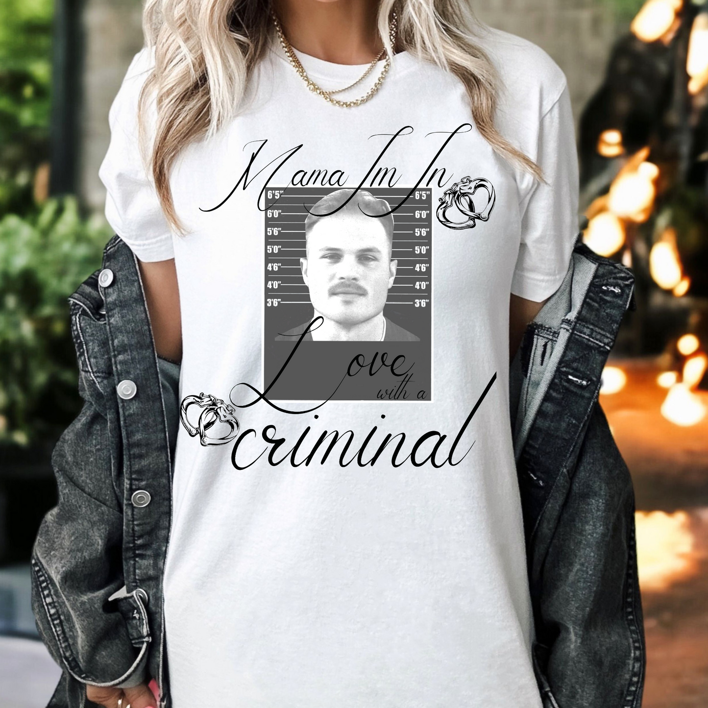 In Love With A Criminal Sublimation Transfer