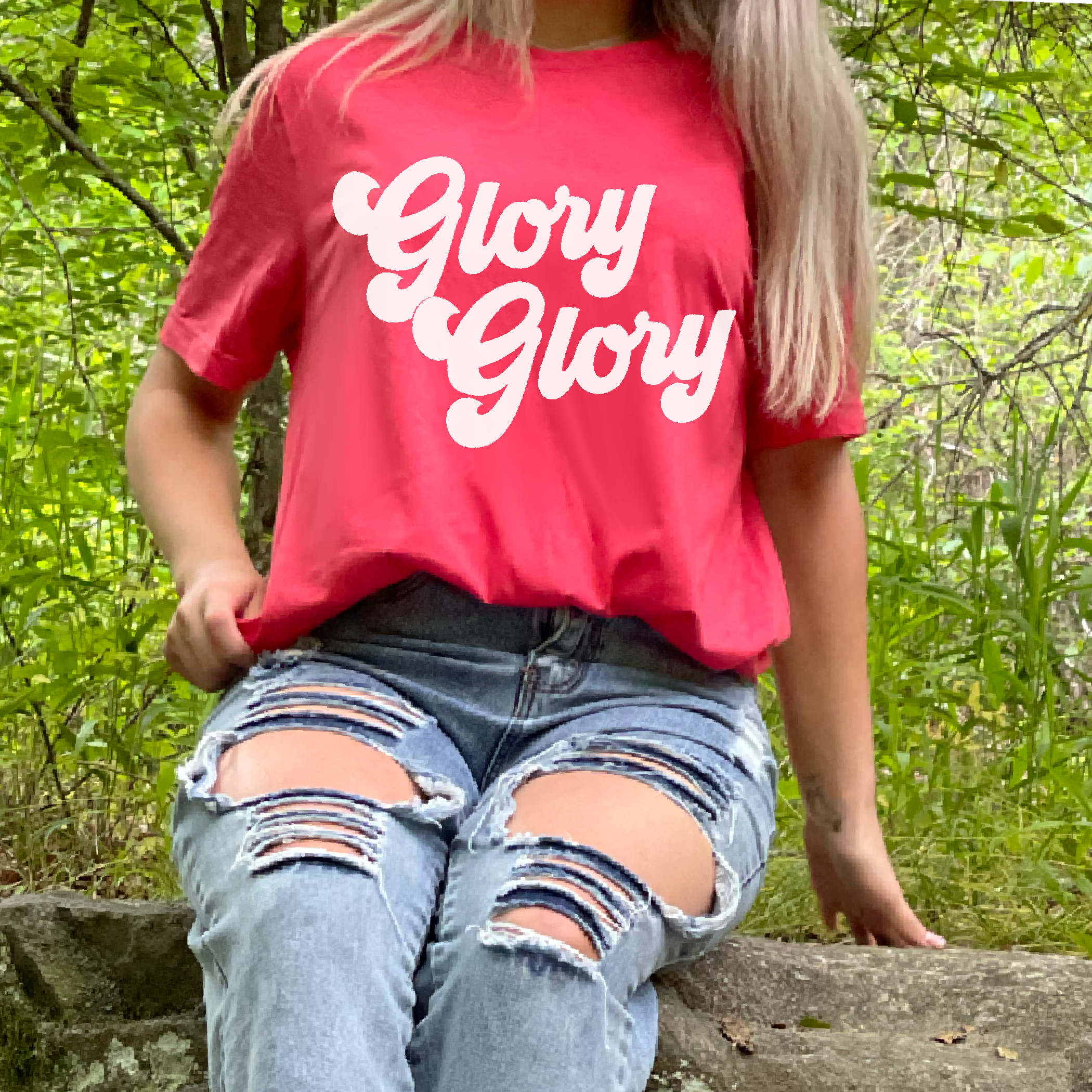 Glory Glory UGA  Screen Print Transfer