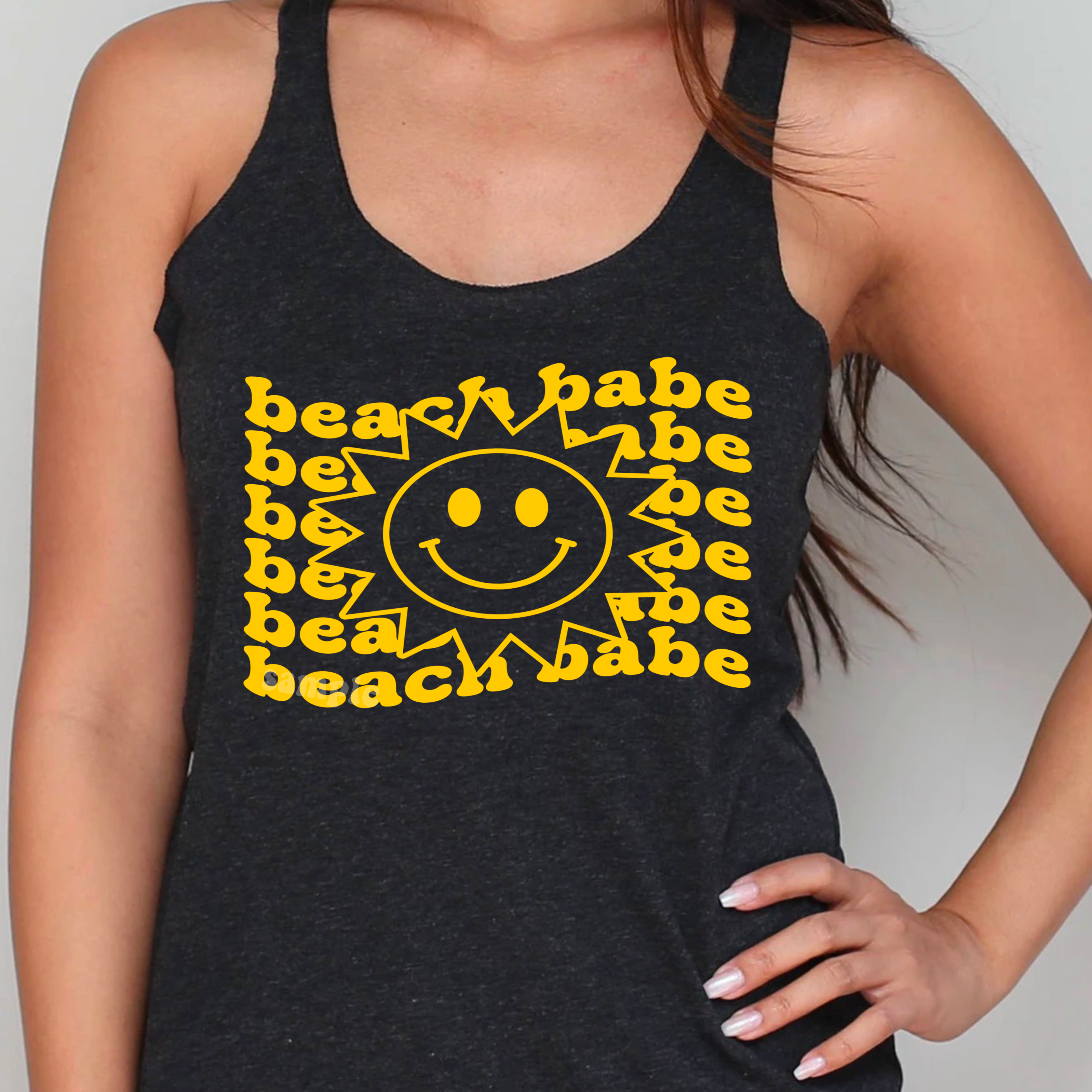 Beach Babe  Screen Print Transfer