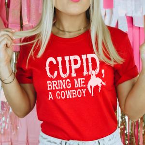 Cupid Bring Me A Cowboy Graphic Tee